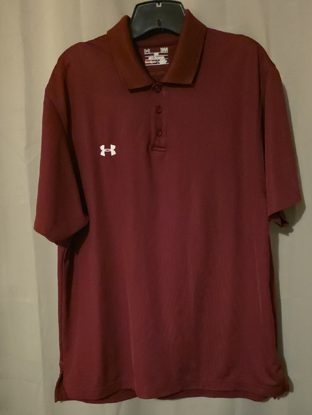 Under Armour Men’s Maroon Polo Shirt - Picture 2 of 6